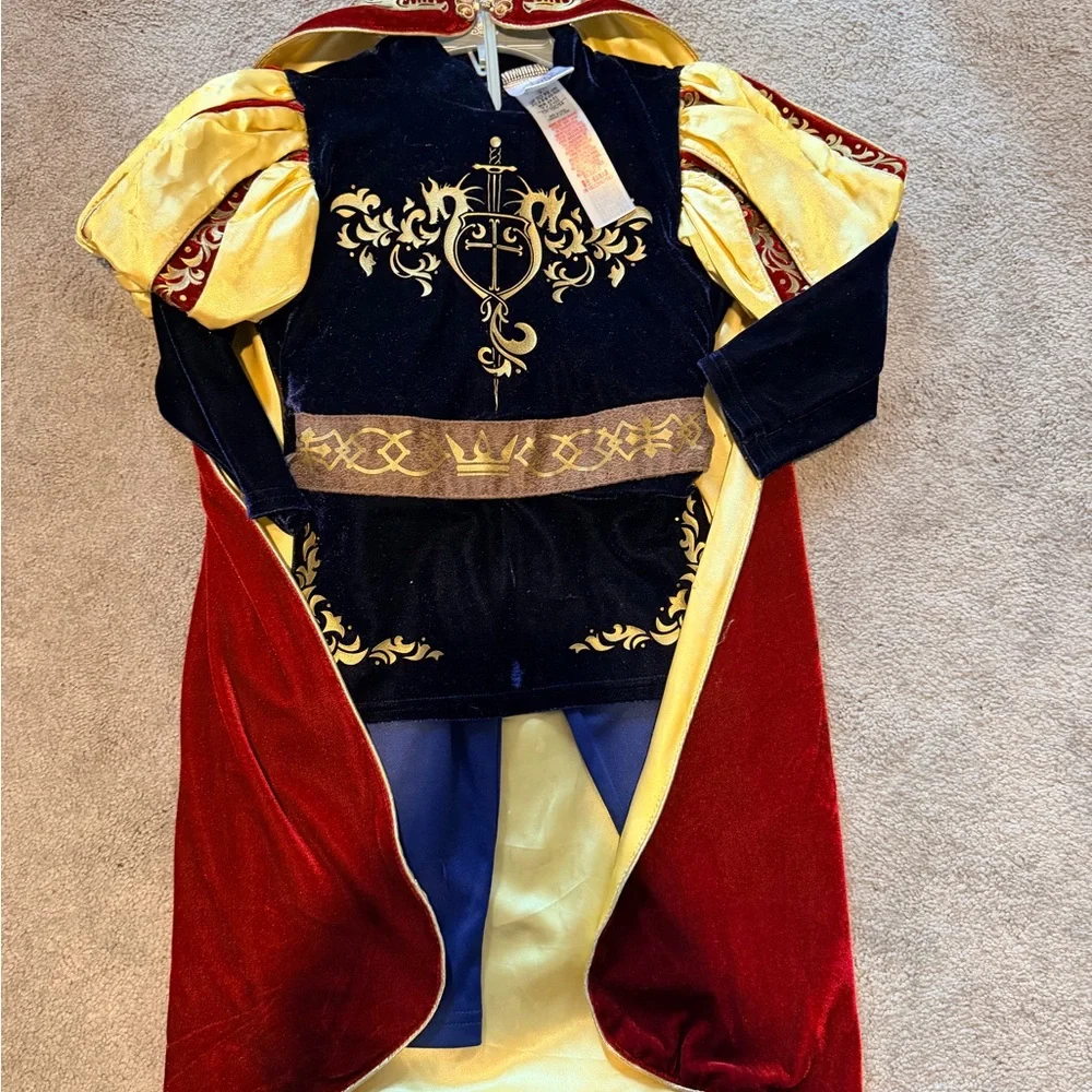 Disney Royal Prince Costume - Blue, Red & Gold
